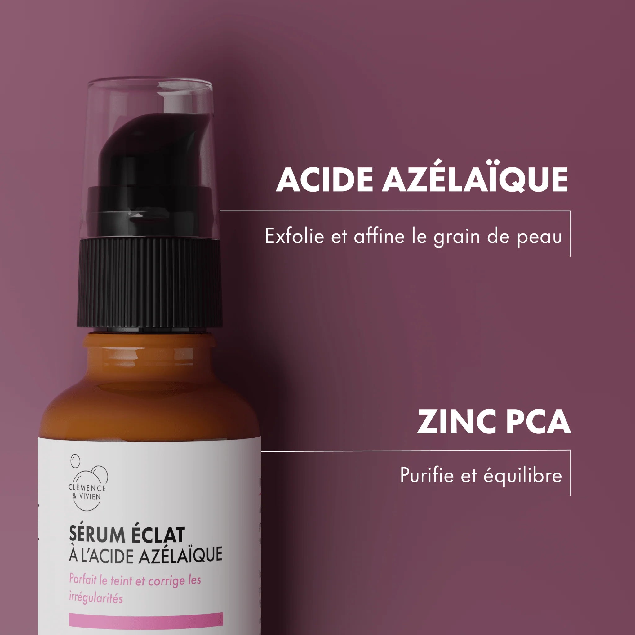 Sérum éclat à l'acide azélaïque