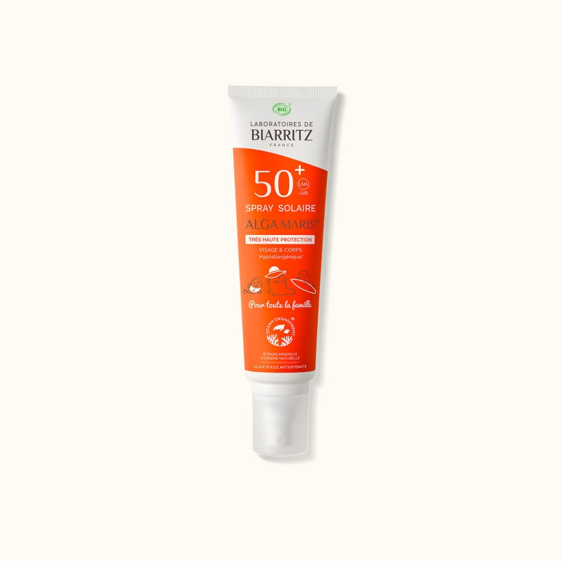 Spray solaire famille SPF50+